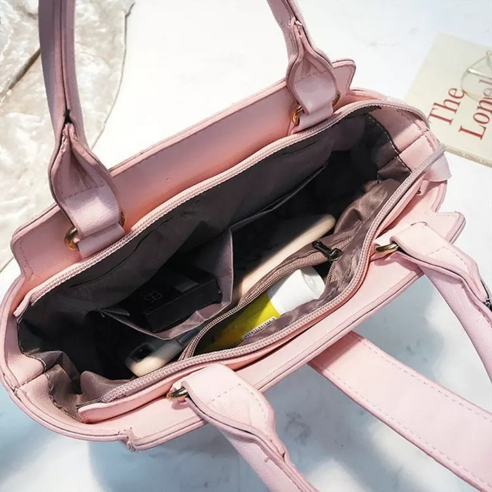 NEW CATANIA Leather Shoulder Crossbody Purse Bag - Picture 8 of 8